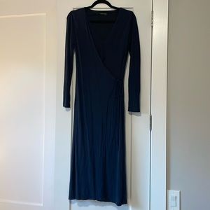 Zara Trafaluc Collection Navy Midi Dress